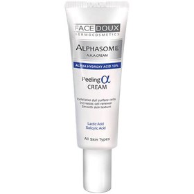 تصویر کرم لایه بردار 10 درصد آلفازوم فیس دوکس Alphasome 10% Peeling Cream Face Doux