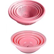 تصویر ست آبکش و لگن اشکان مدل D718 مجموعه ۸ عددی 