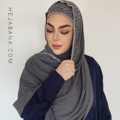 تصویر شال کشی نگین دار 