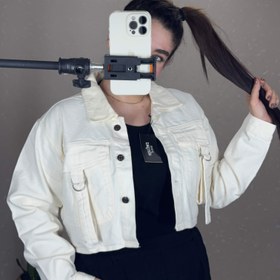 تصویر کت جین کراپ اسپرت 