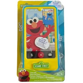 تصویر اسباب بازی تلفن همراه چت با المو برند خیابان سیسمی برند sesame street Sesame Street Chat With Elmo Cell Phone Toy