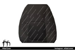 تصویر روکش صندلی کرولا الیت 2023-2024 پارچه رنگ مشکی 