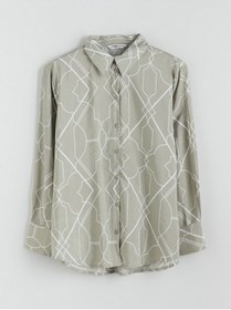 تصویر پیراهن زنانه سبز ال سی وایکیکی | W5I673Z8 LC Waikiki 