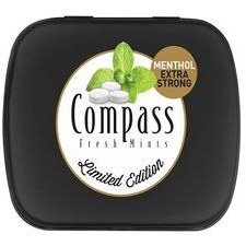 تصویر خوشبو کننده دهان کامپس با طعم نعنا تند بدون شکر (۱۴ گرم) compass ا compass compass