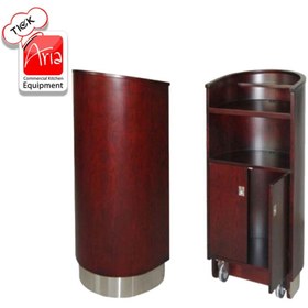 تصویر تریبون چوبی نیم دایره - A95.9012 