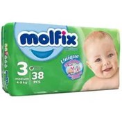 تصویر پوشک مولفيکس سايز سه 9-4 کيلو molfix 