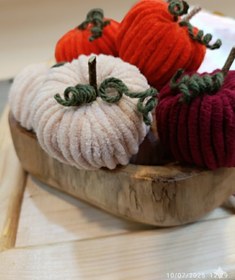 تصویر کدو تزیینی مخملی 