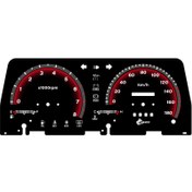 تصویر صفحه کیلومتر اسپرت پراید کاربرات مدل های 80 طرح دنایی 