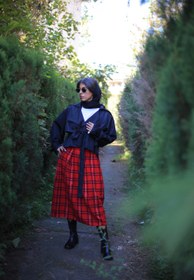 تصویر دامن پشمی زنانه قد ۸۵ 