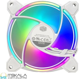 تصویر فن کیس Cooler Master مدل MASTERFAN MF120 HALO2 WHITE EDITION بسته سه عددی 