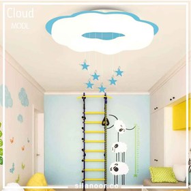 تصویر چراغ سقفی کودک ریموت‌دار 