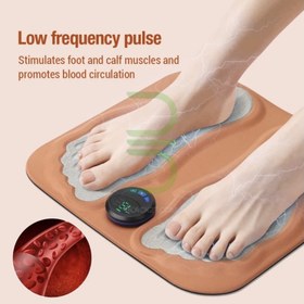 تصویر ماساژور پا هوشمند سه بعدی EMS foot massager 