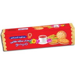 تصویر بیسکویت ساقه طلایی کرم دار مینو 192 گرمی Saghe Talaie Mino Cream Biscuit 192 gr