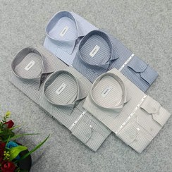 تصویر پیراهن استین بلند مردانه ( قواره کلاسیک-قواره معمولی )- پیراهن مجلسی طرحدار مردانه 