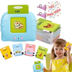 تصویر فلش کارت گویا Card Early Education Device V5 Card Early Education Device V5 Words Card Reading Learning Machine