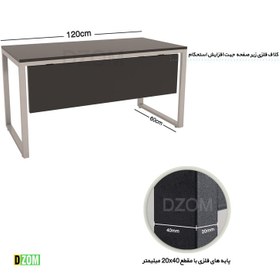 تصویر میز اداری دیزم مدل TLD-1-120-3ONE - مشکی 