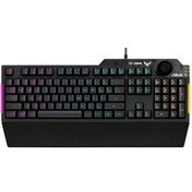 تصویر کیبورد گیمینگ باسیم ایسوس مدل TUF Gaming K1 ASUS TUF Gaming K1 RGB Wired Keyboard