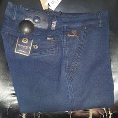 تصویر شلوار مردانه کبریتی هنسل مدل S300201 رنگ نوک مدادی 