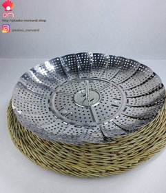 تصویر بخار پز بزرگ استیل 