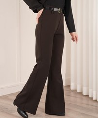 تصویر شلوار بوت کات ساده ثمین کد 26481 