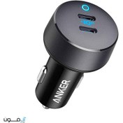 تصویر شارژر فندکی 40 وات انکر Anker مدل PowerDrive III Duo Car Charger A2724 