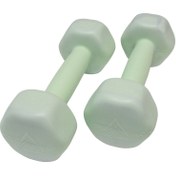 تصویر دمبل ایروبیک(بانوان)مدل تمام لاستیک بسته دو عددی برند وینر گروپ - پاستلى / نیم کیلویی(جفت 1 کیلوگرم) Winner Group Aerobic Dumbbell for Women