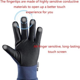 تصویر دستکش مردانه وینداستاپر Peart Wolf 