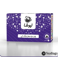 تصویر چای سیاه تمشک ابی (بلوبری) نیوشا تی بگ ۲۰ عددی 