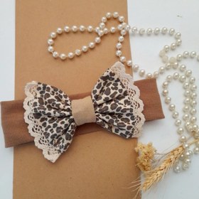 تصویر هد تریکو کبریتی طرح پلنگی 