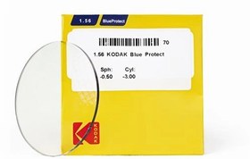 تصویر عدسی طبی بلوکنترل کداک لنز1.56 kodak lens blue protect