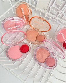 تصویر رژگونه خمیری دو رنگ کد۳۲۹ 