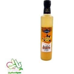 تصویر آب نارنج 550 سی سی شیشه ای 