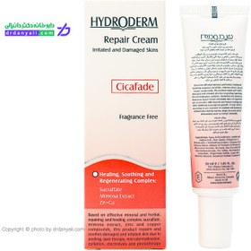 تصویر كرم ترمیم كننده و بازسازی كننده سیكالفید پوست های تحریك شده و آسیب دیده 30 میلی لیتر هیدرودرم ا Hydroderm Repair Cream Hydroderm Repair Cream