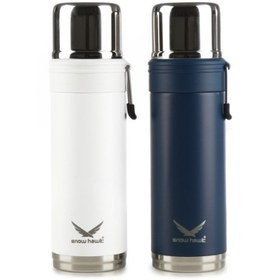 تصویر فلاسک دو جداره 450 میلی لیتر اسنوهاک مدل BAIKAL کد SN-6143 Snow hawk double wall flask 450ML BAIKAL model code SN-C6143