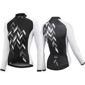 تصویر LIV ACCELERATE Long Sleeve Jersey – Black/White 