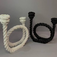 تصویر جا شمعی Rope 