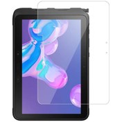 تصویر 0.3 میلی متر محافظ صفحه نمایش شیشه ای لبه قوس برای سامسونگ Galaxy Tab Active Pro 10.1 T545 