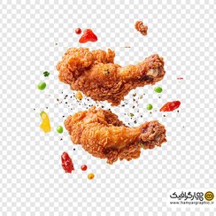 تصویر تصویر استوک ران سوخاری | عکس حرفه‌ای غذای فست فود با کیفیت بالا 