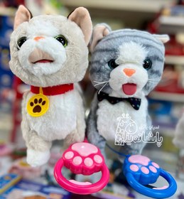 تصویر عروسک رباتیک هاپو پشمالو سخنگو و موزیکال با دسته کنترلی مدل 968 