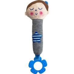 تصویر جغجغه سوسیسی دندان گیر دار پسر Baby4Life rattle toy code:CLTY09B