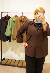 تصویر مانتو لینن تک جیب - لینن درجه یک / ۱ 