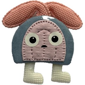 تصویر تکه دوزی طرح خرگوش انتزاعی 