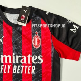 تصویر لباس فوتبال آث میلان 2026 کیفیت ویژه 