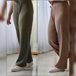 تصویر شلوار دامنی کمر کش ریلی عمده (پک 6 عددی) 