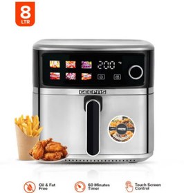 تصویر سرخ کن 8 لیتری جیپاس مدل GAF37534T Geepas Digital Air Fryer- GAF37534T| 8 L