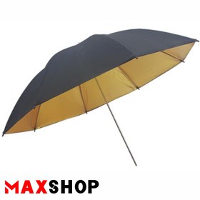 تصویر چتر عکاسی دولایه داخل طلایی 80 سانتی متری اس اند اس S and S 80cm Black-Gold Double Layer Photography Umbrella