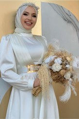 تصویر لباس کوکتل آستین بالونی زنانه TRENDTESETTÜR | 23YABLTR2973 