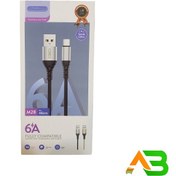 تصویر کابل شارژر Micro USB برند تونک مدل M28 قابلیت شارژ سریع 6A Tonek Micro USB 6A Cable Model M28