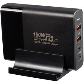 تصویر آداپتور رومیری تسکو مدل TSCO TTC69 TSCO MULTI-PORT DESKTOP CHARGER 150W TOTAL OUTPUT TTC 69