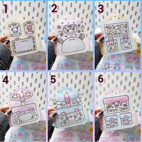 تصویر زیپ کیپ طرح کوله پاپی 